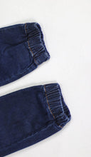 Load image into Gallery viewer, DK Blue Drop Crotch Denim Jogger