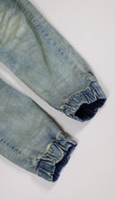 Load image into Gallery viewer, Indigo Drop Crotch Denim Jogger