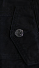 Load image into Gallery viewer, Flame Black Denim Jacket