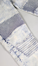 Load image into Gallery viewer, Bleach Blue Biker Jean
