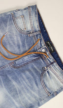 Load image into Gallery viewer, M.Blue Gnu Zipper Jean
